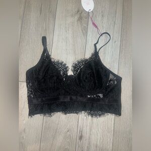 Nwt Black Lace Bralette